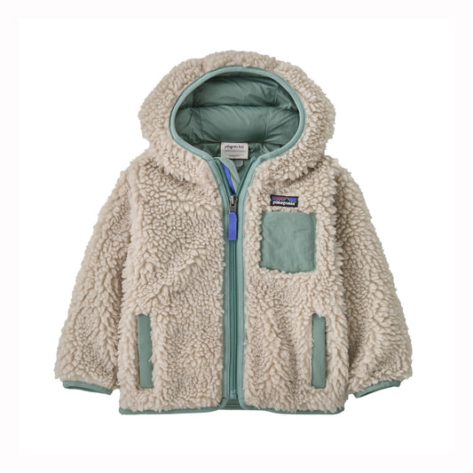 Children's fleece jacket with a visible brand logo on a white background