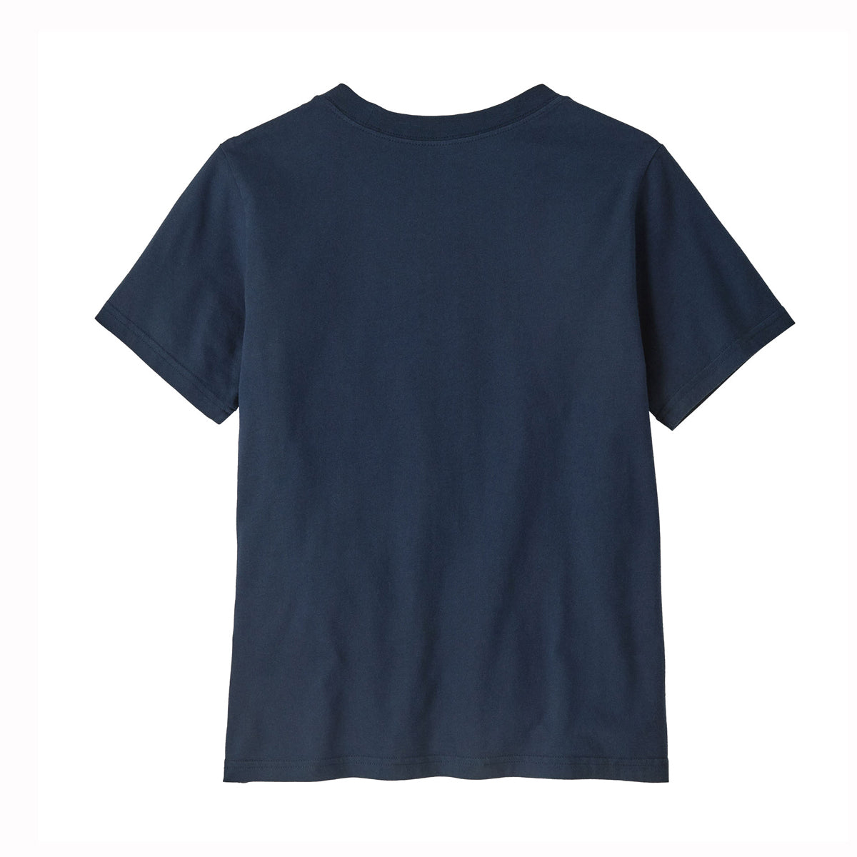 Patagonia Kids P-6 Logo Organic Cotton T-Shirt (New Navy)