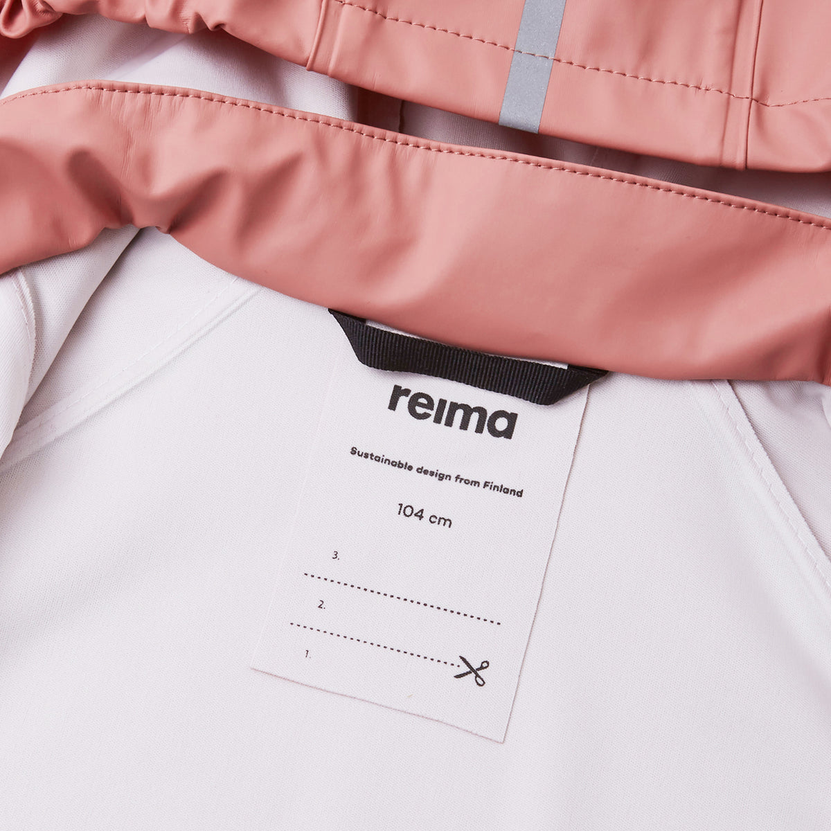Reima Lampi Kids Waterproof Jacket (Rose Blush)