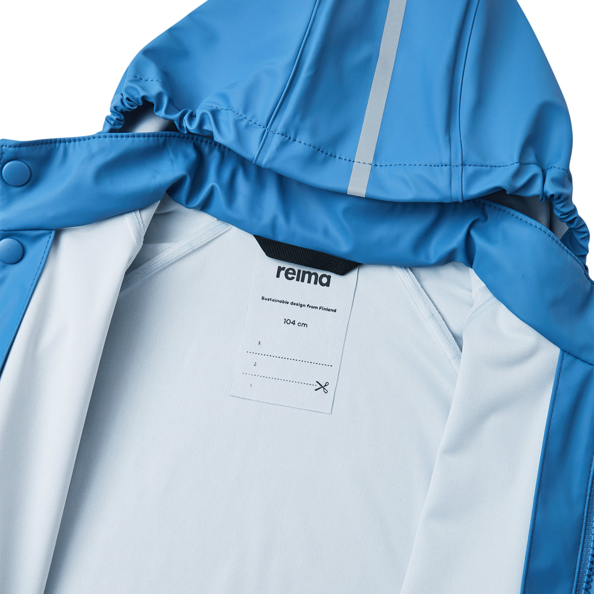 Reima Lampi Kids Waterproof Jacket (Denim Blue)