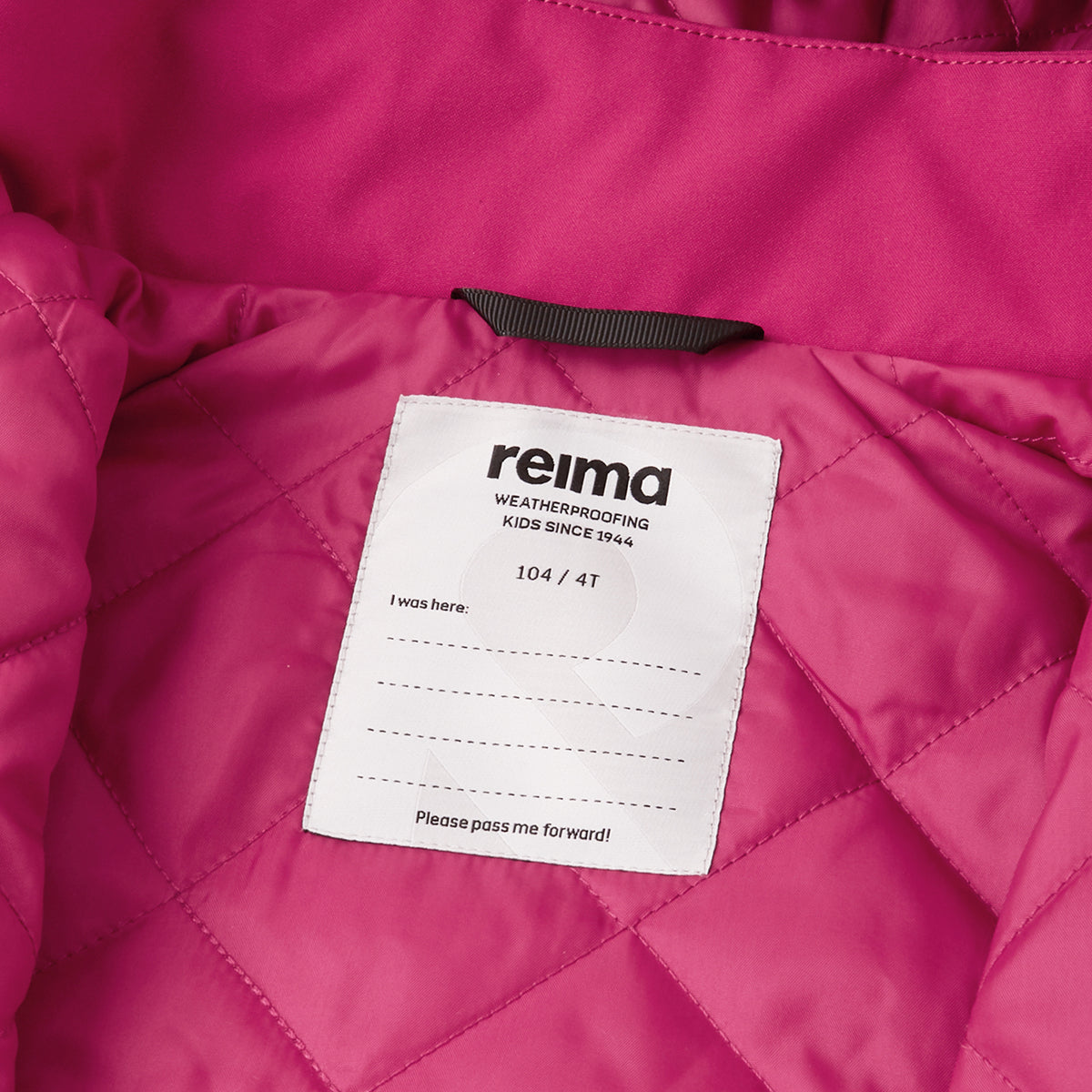 Reima Symppis Waterproof Insulated Jacket (Rose Berry)