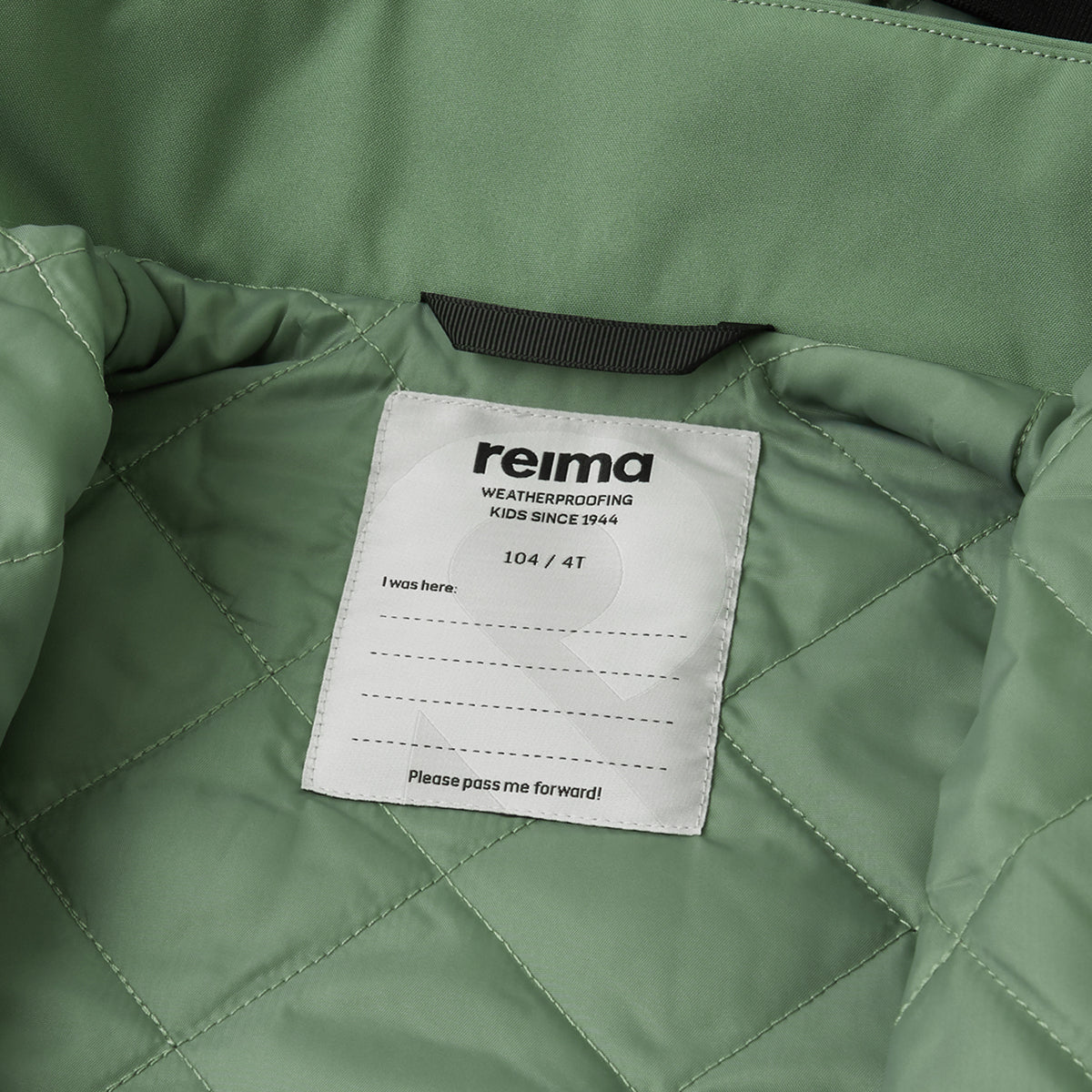 Reima Symppis Waterproof Insulated Jacket (Green Clay)