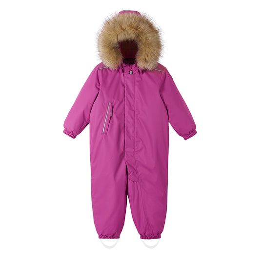 Reima Gotland Baby Snowsuit in magenta pink