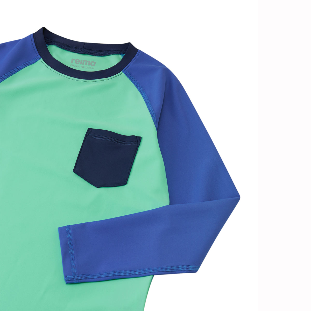Reima Boys Kroolaus UV Swim Top (Fresh Mint)