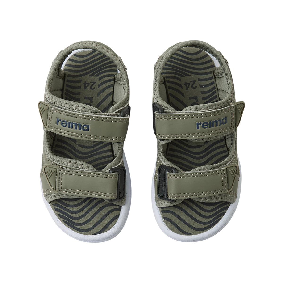 Reima Kids Bungee Lightweight Sandals (Greyish Green)