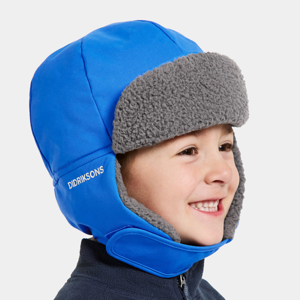 Didriksons Kids Biggles Hat (Sapphire Blue)