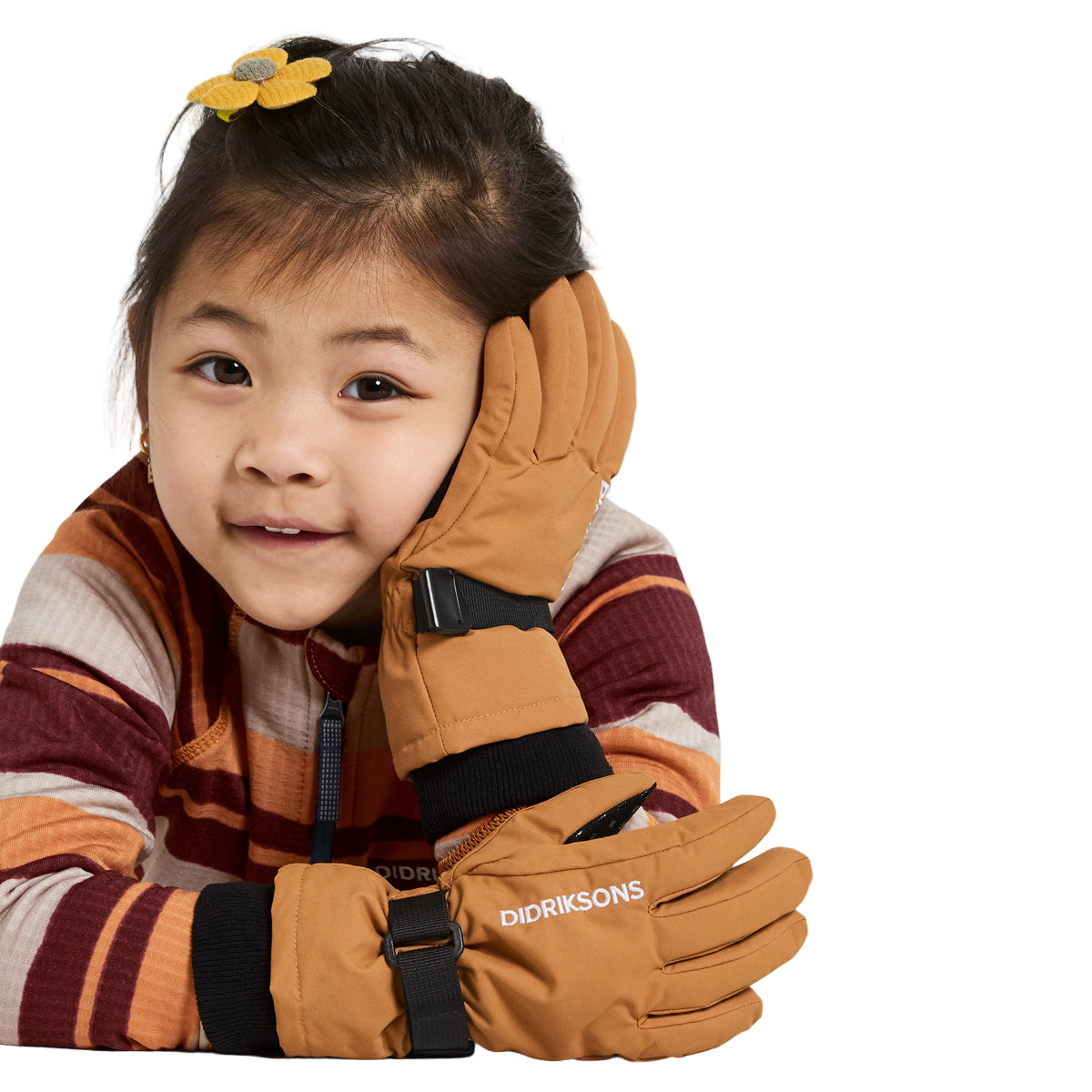 Didriksons Biggles Kids Gloves (Almond Tree)