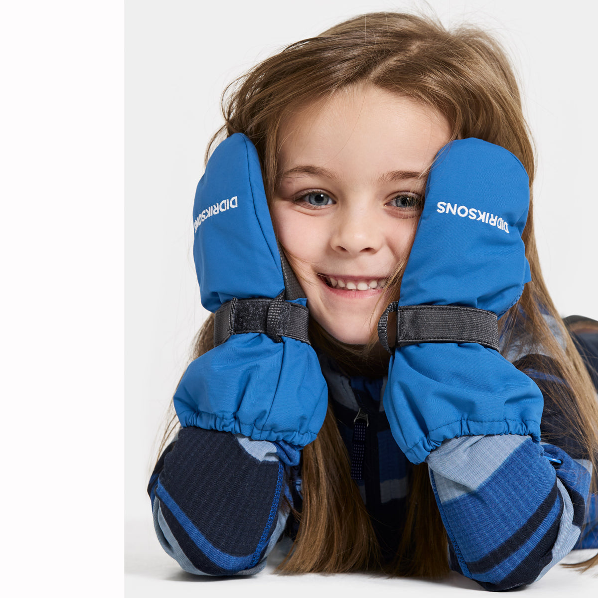Didriksons Biggles Zip Mittens (Sapphire Blue)
