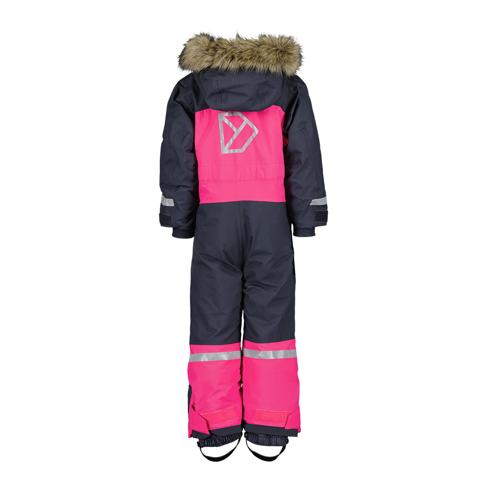Didriksons Bjarven Kids Ski Coverall (True Pink)