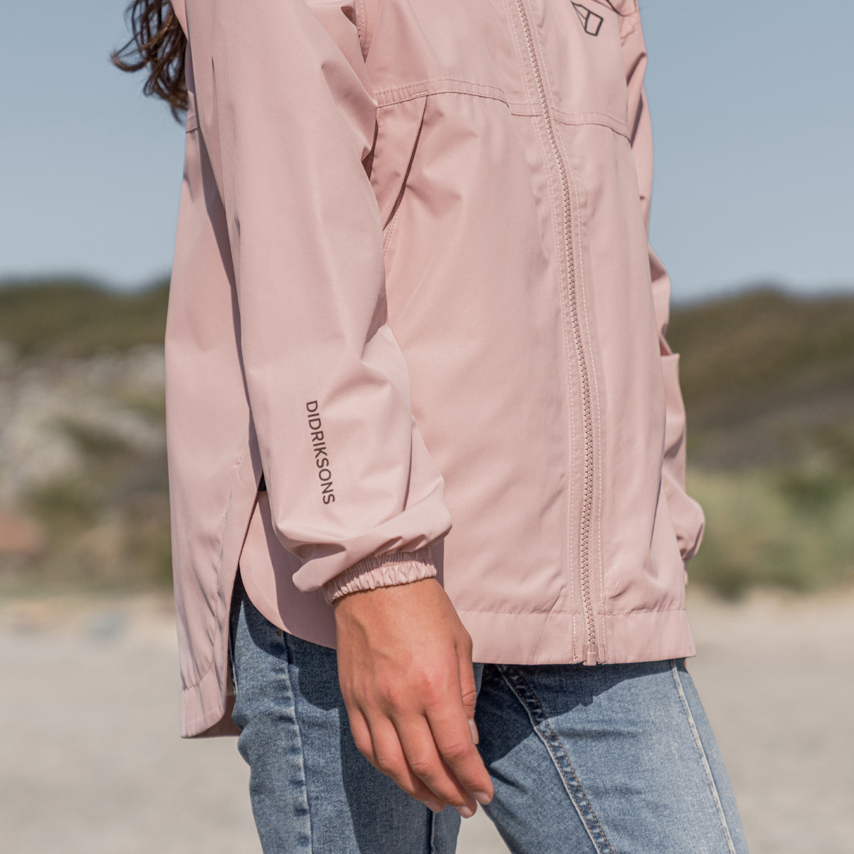 Didriksons Youth Meliss Waterproof Jacket (Vintage Pink)