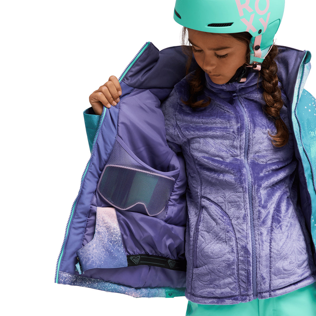 Roxy Girls Ice Escap 10K Ski Jacket (Arctic Frostbite)