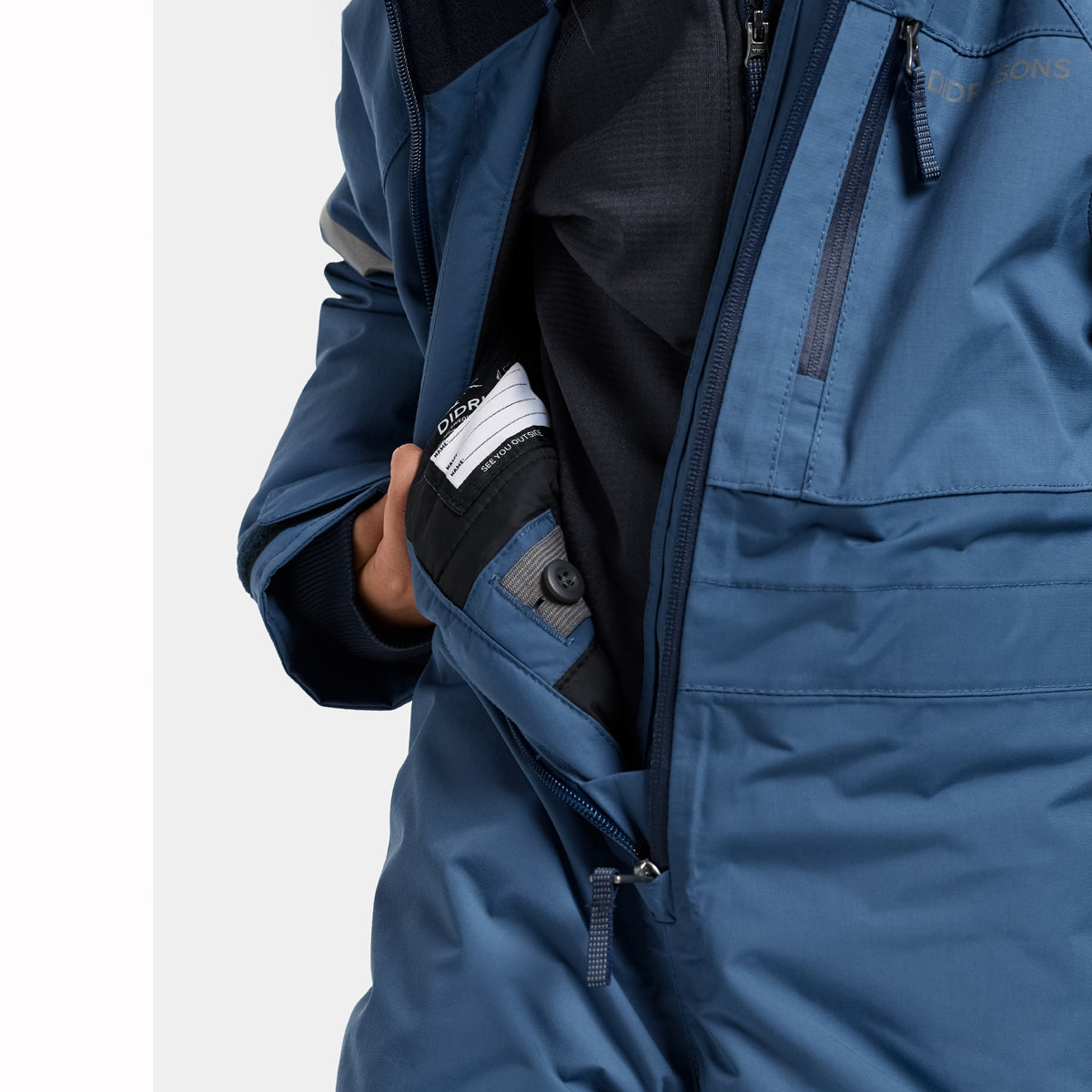 Didriksons Falken Kids Ski Coverall (Galaxy Blue)