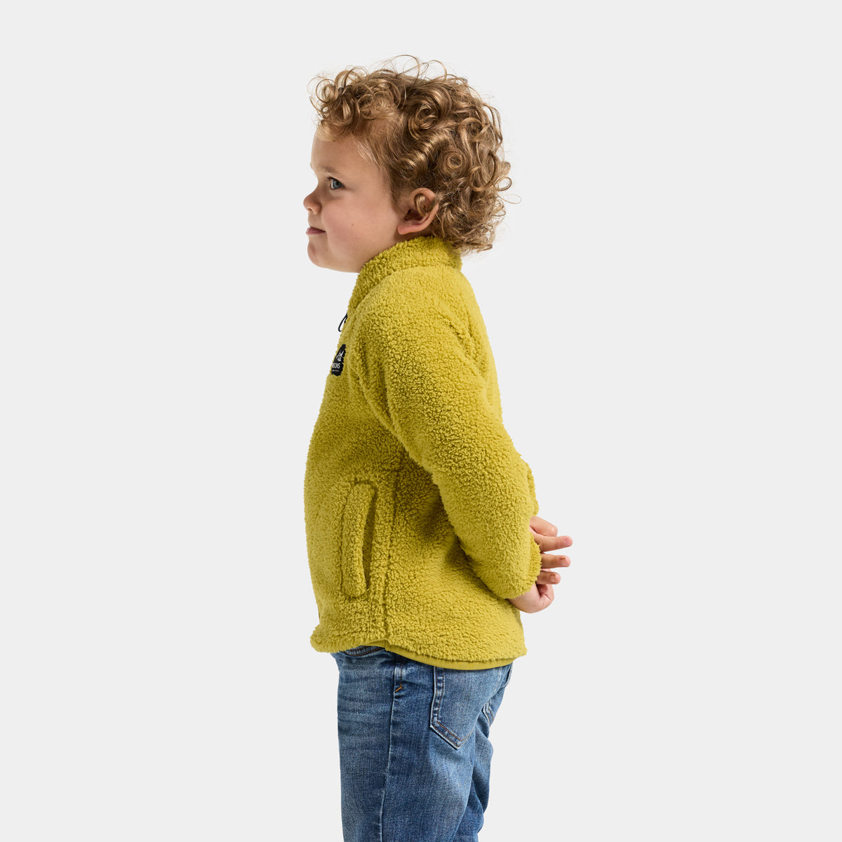 Didriksons Kids Gibbs Fleece Jacket (Pollen Yellow)