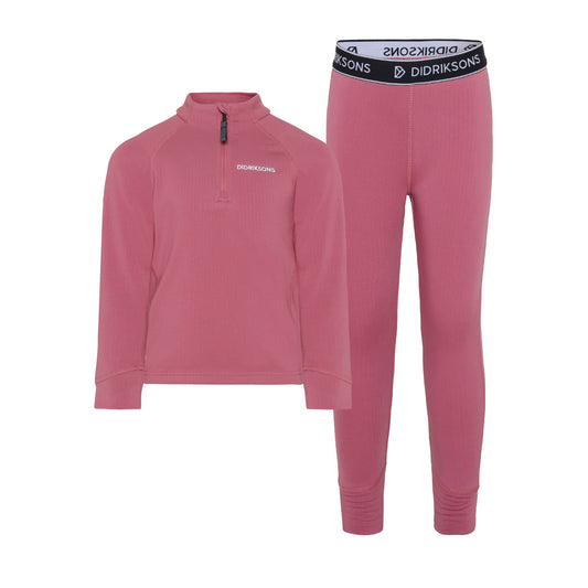 Didriksons Kids Jadis Thermal Sets (Heather Pink)