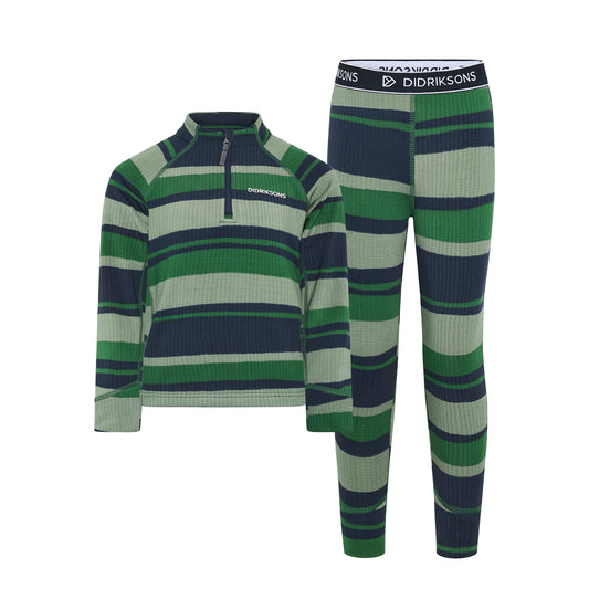 Didriksons Kids Jadis Thermal Sets (Trails Green)
