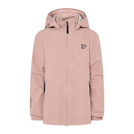 Didriksons Youth Meliss Waterproof Jacket (Vintage Pink)