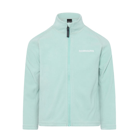 Kids full zip fleece jacket in light blue