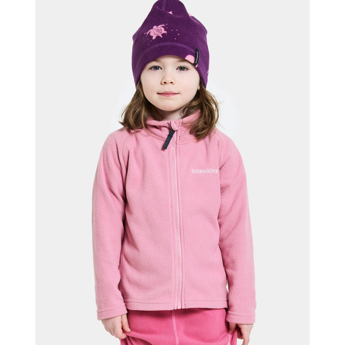 Didriksons Kids Monte Fleece Jacket (Light Heather)
