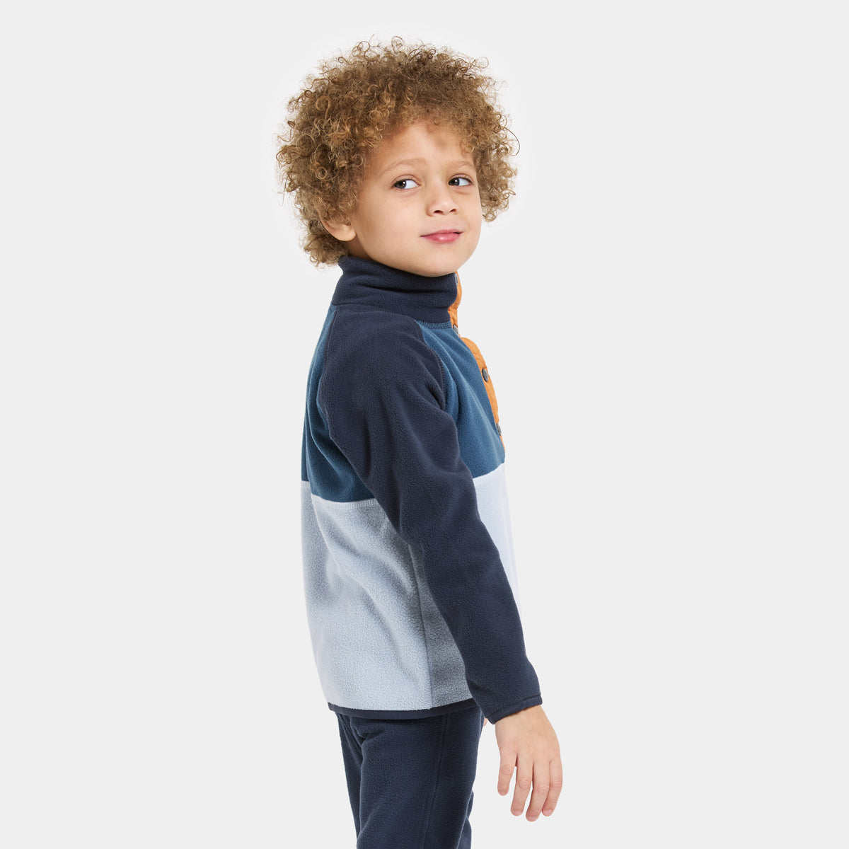 Didriksons Kids Monte Half Button (Cloud Blue)