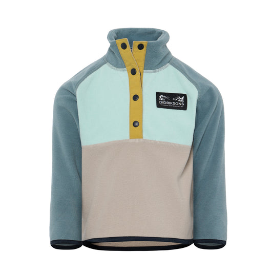 Didriksons Kids Monte Half Button (Ocean Mint)