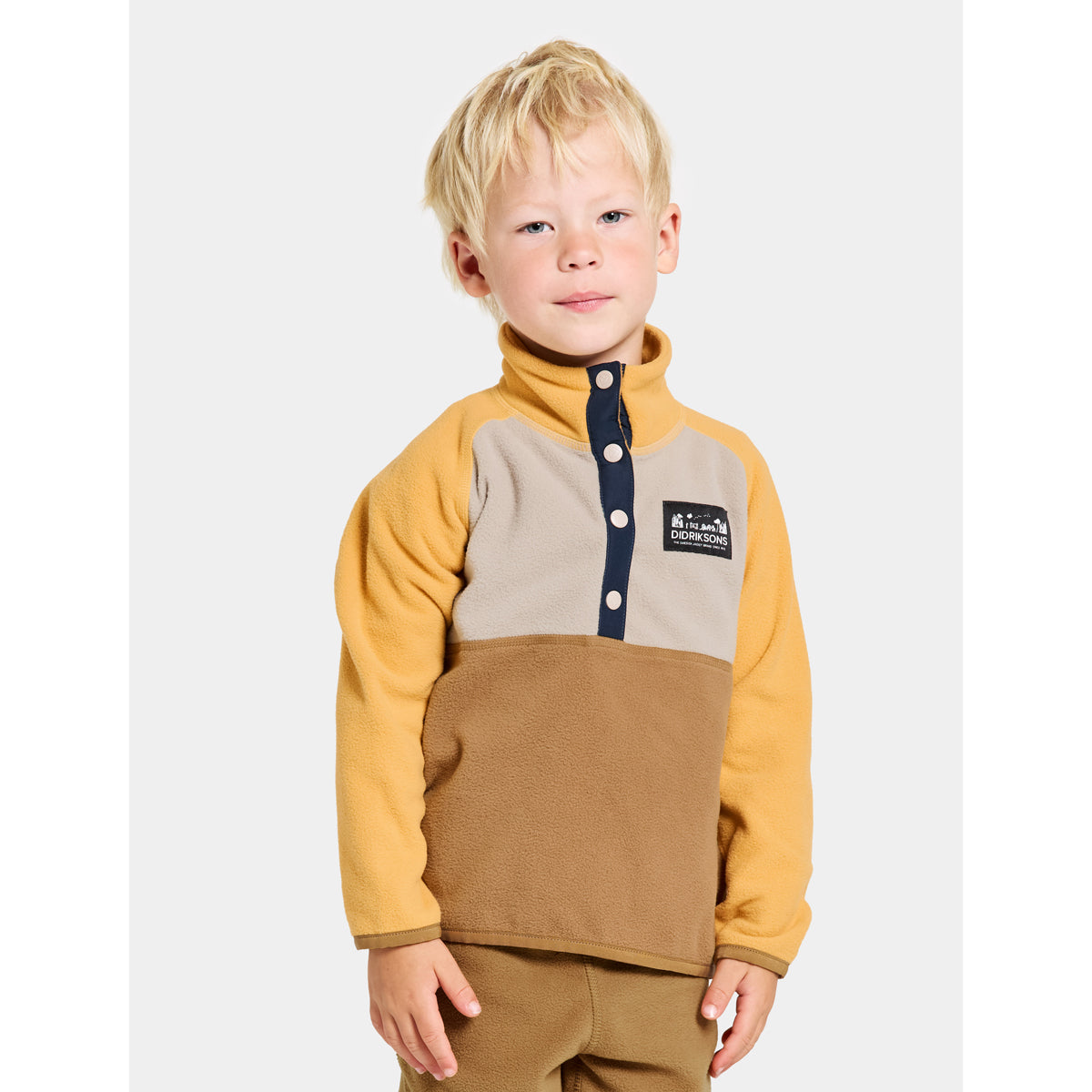 Didriksons Kids Monte Half Button (Cumin)