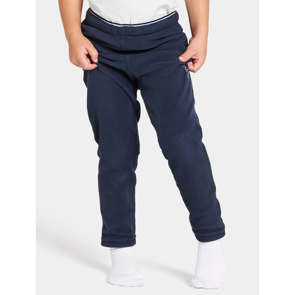 Didriksons Monte Kids Fleece Pants (Navy)
