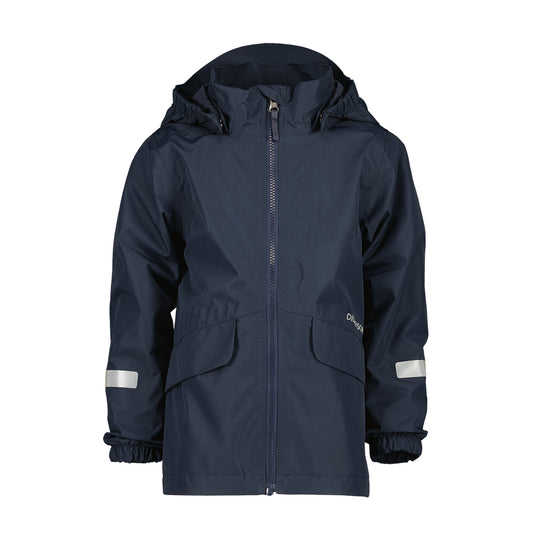 Didriksons Norma boys and girls Waterproof and breathable Jacket in navy blue