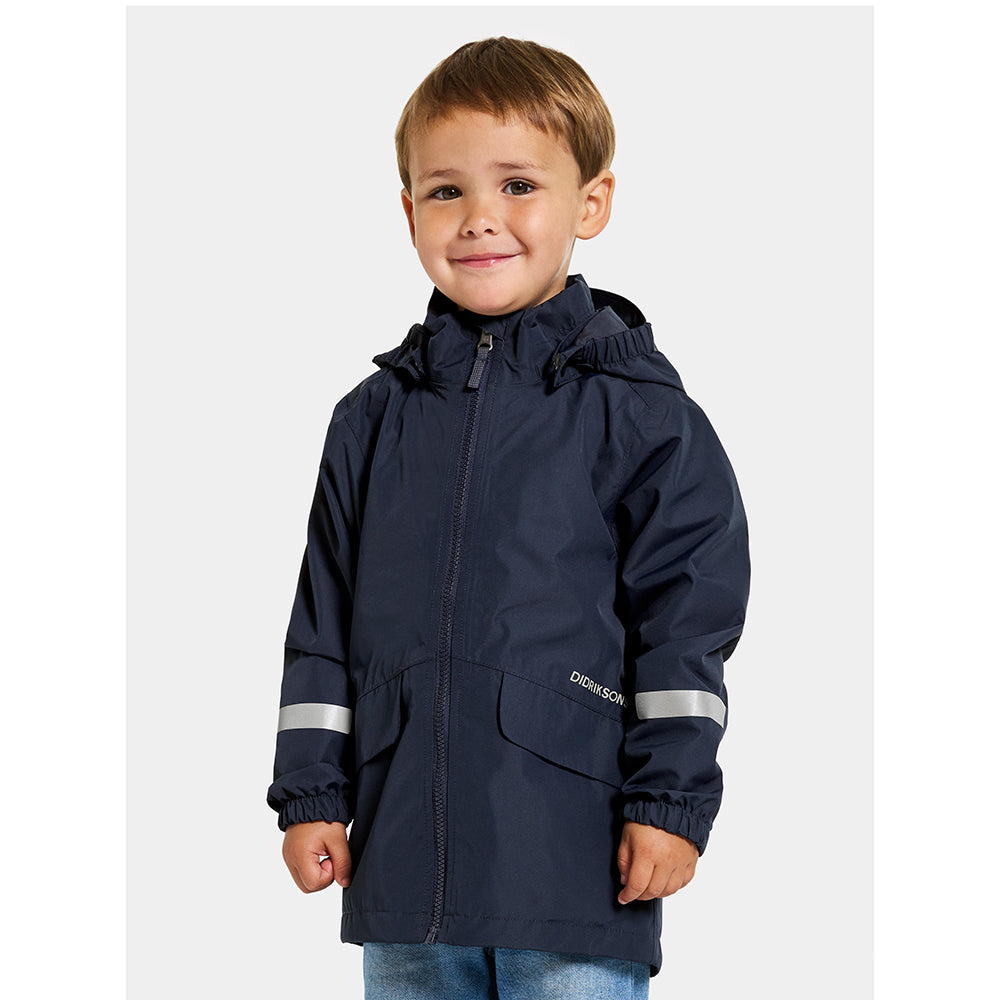 Didriksons Norma Kids Waterproof Jacket (Navy)