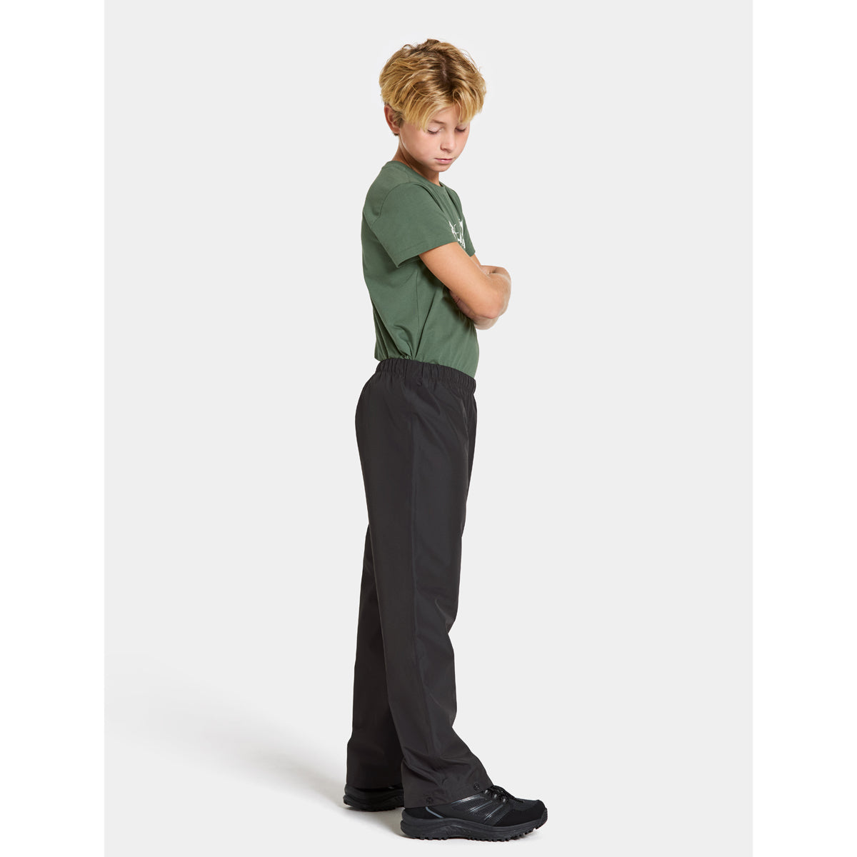 Didriksons Youth Penta Waterproof Trousers (Black)