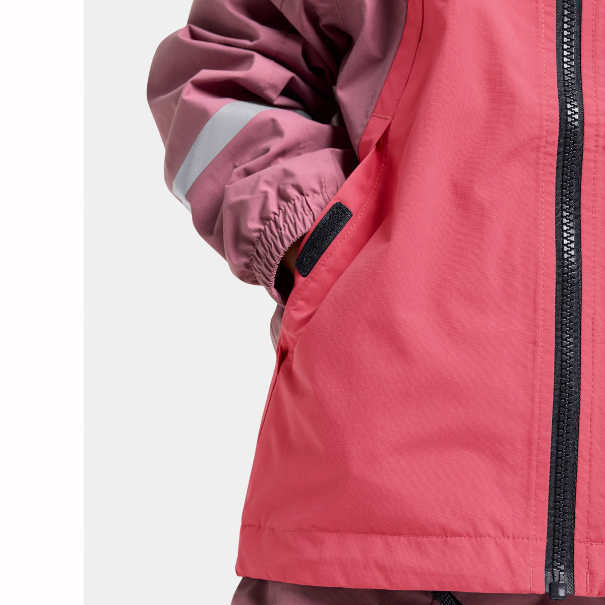 Didriksons Pilvi Kids Waterproof Jacket (Heather Pink)