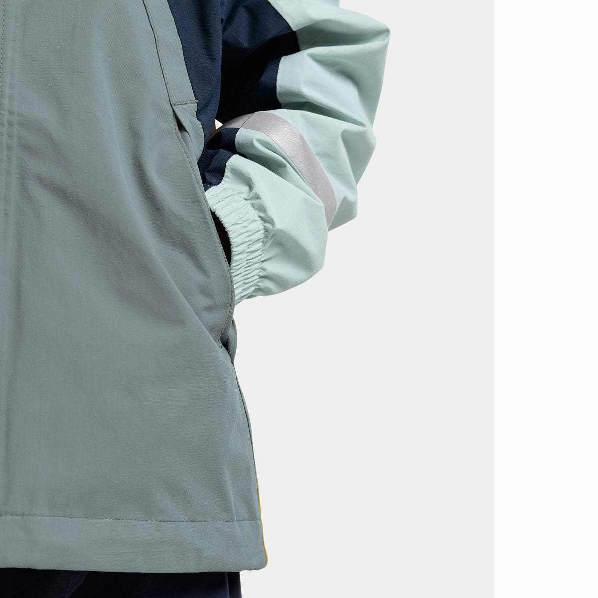 Didriksons Pilvi Kids Waterproof Jacket (Yellow Pollen)