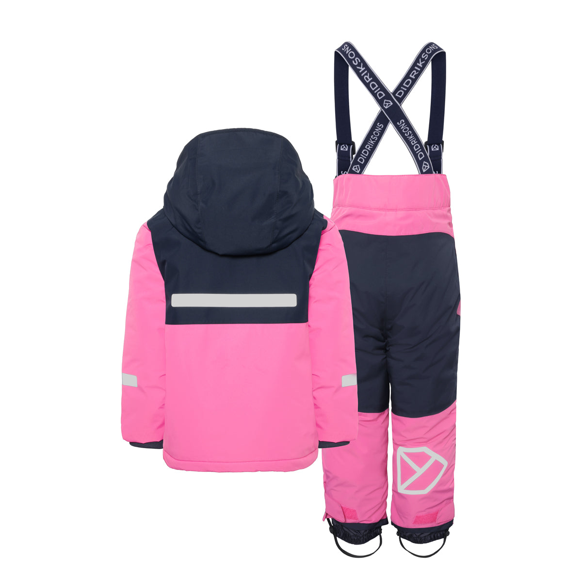 Didriksons Skare Kids Waterproof Insulated Ski Set (Sweet Pink)
