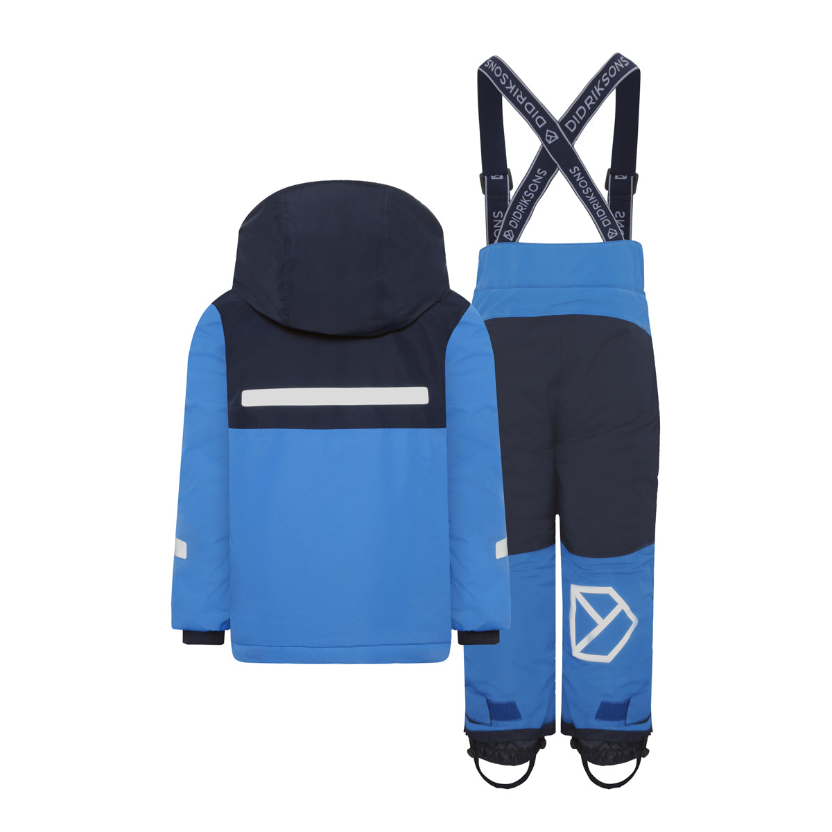 Didriksons Skare Kids Waterproof Insulated Ski Set (Sapphire Blue)