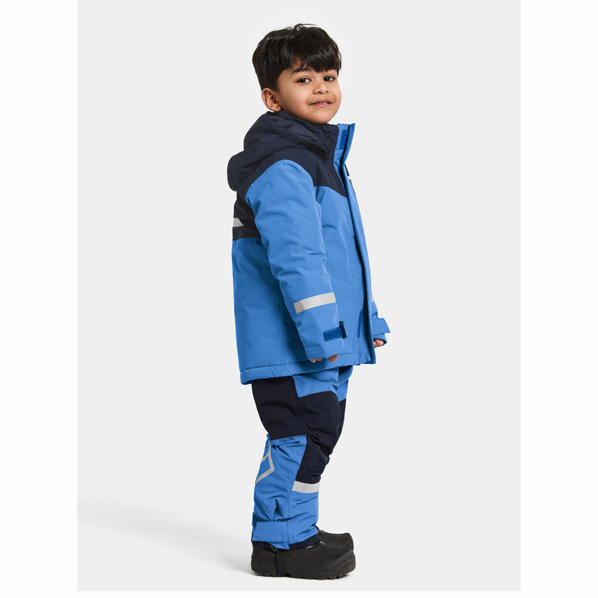 Didriksons Skare Kids Waterproof Insulated Ski Set (Sapphire Blue)