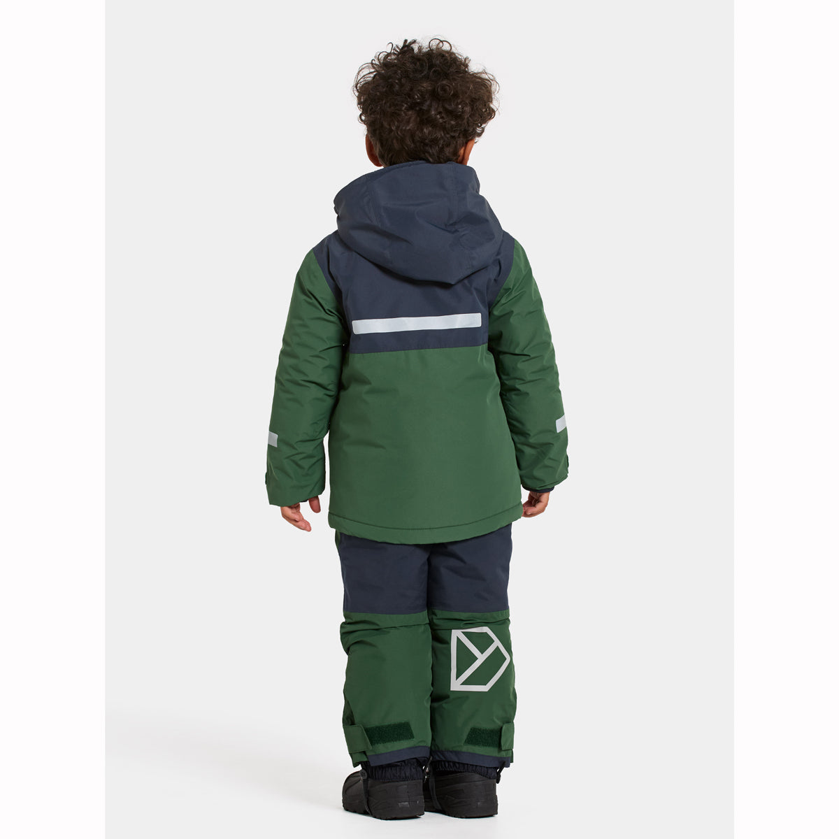 Didriksons Skare Kids Waterproof Insulated Ski Set (Pine Green)