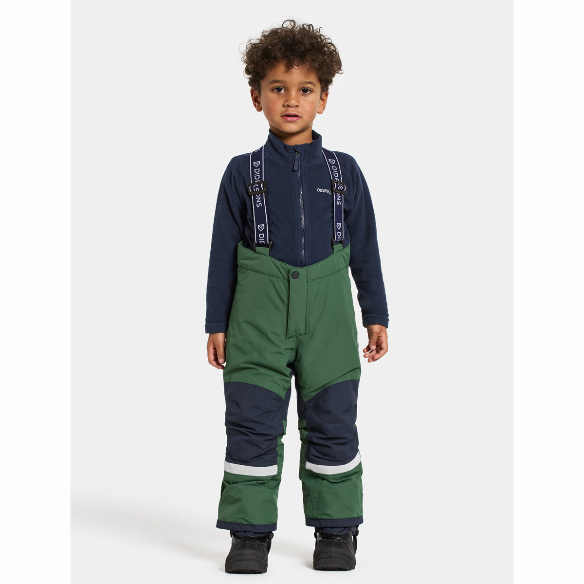 Didriksons Skare Kids Waterproof Insulated Ski Set (Pine Green)