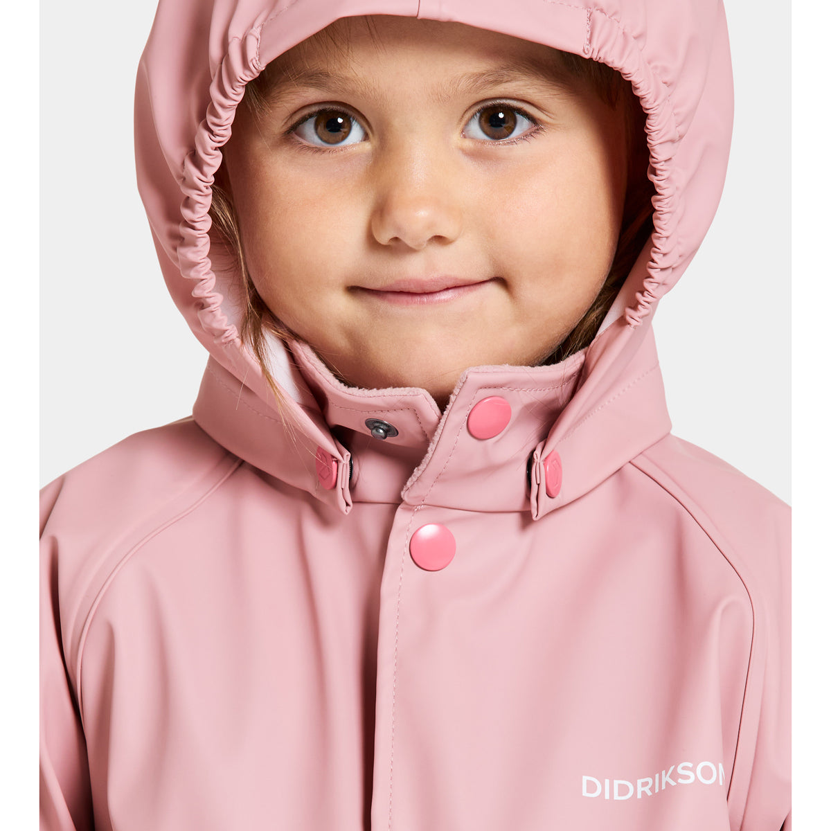 Didriksons Kids Waterproof Slaskeman Sets (Soft Pink)