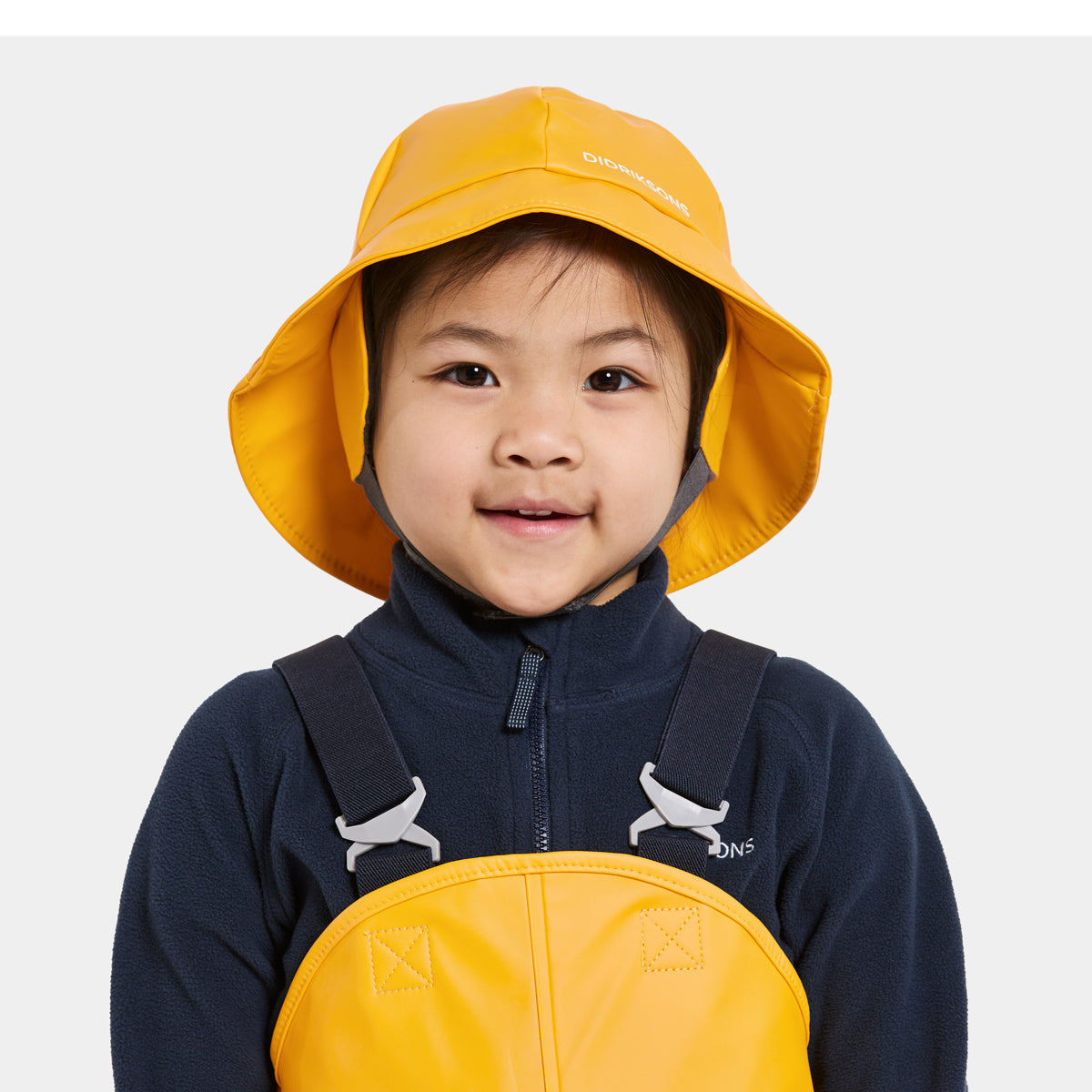Didriksons Kids Southwest PU Rain Hat (Yellow)