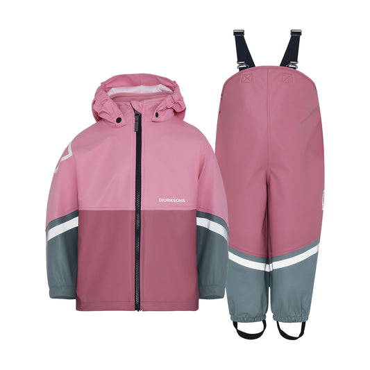 Didriksons Waterman Kids Set (Light Heather Pink)