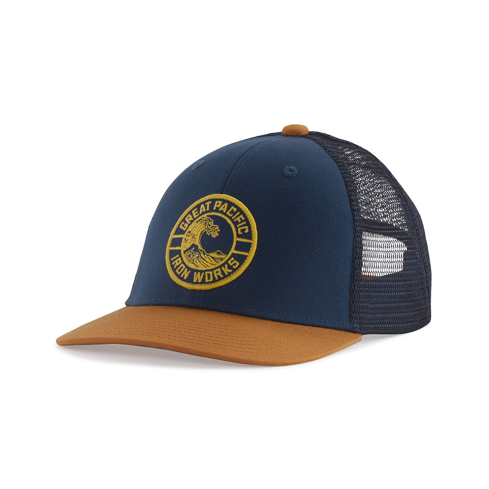 Patagonia Kids Trucker Hat Iron Works Stone Blue