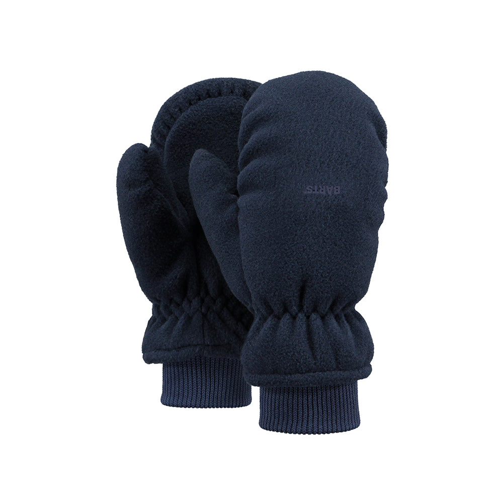 Barts kids fleece mittens in navy