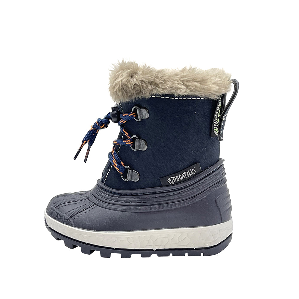 Manbi Kids Nanouk Snow Boots (Navy)