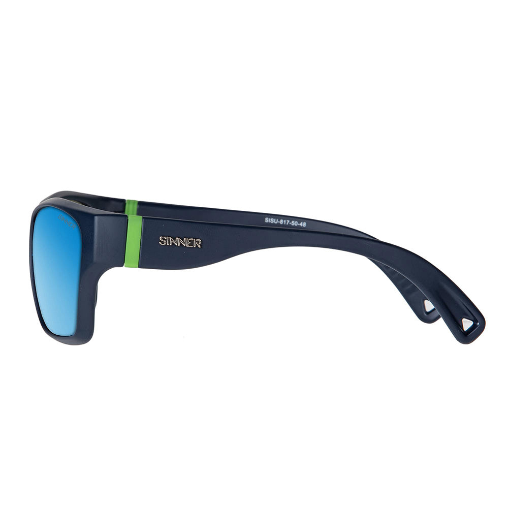 Sinner Gunstock Kids Sunglasses 4 - 6 yrs (Matt Blue)