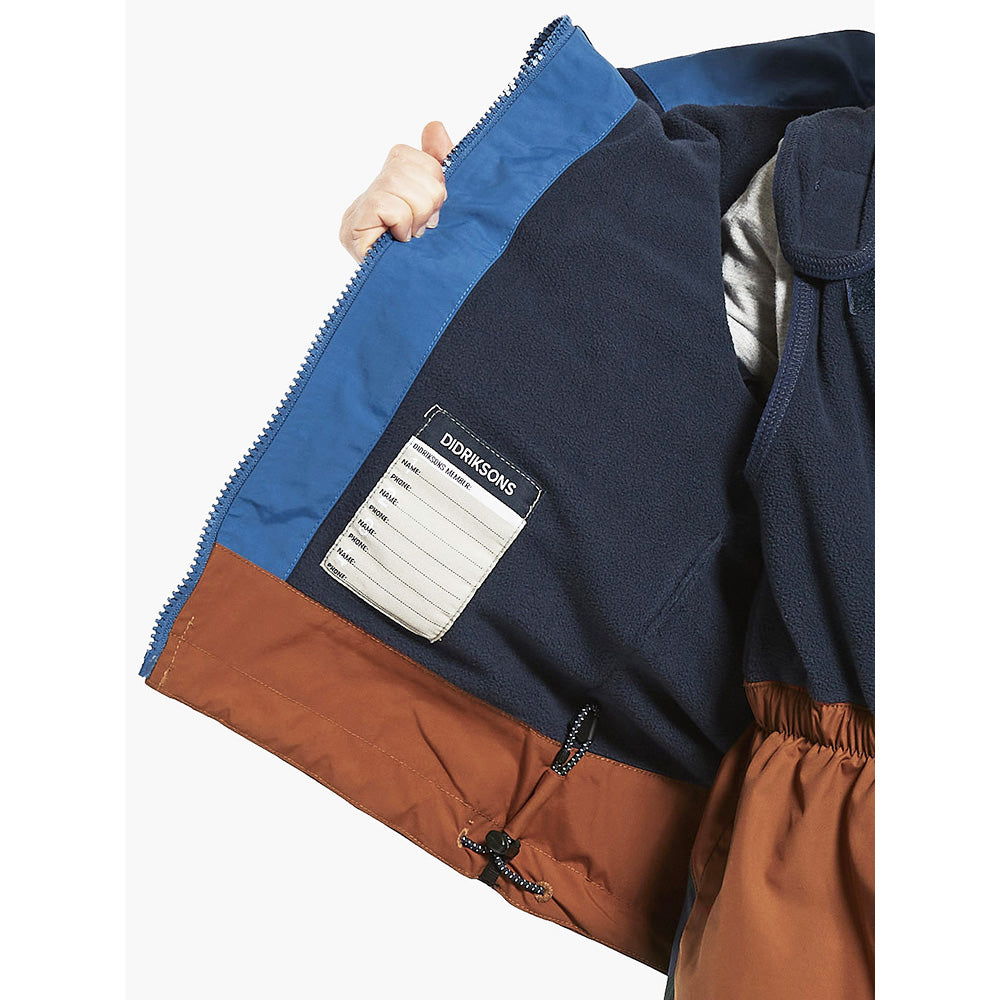 Didriksons Enso Kids Jacket (Classic Blue)