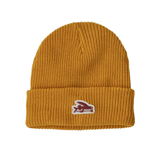 Patagonia Kids Logo Beanie in yellow