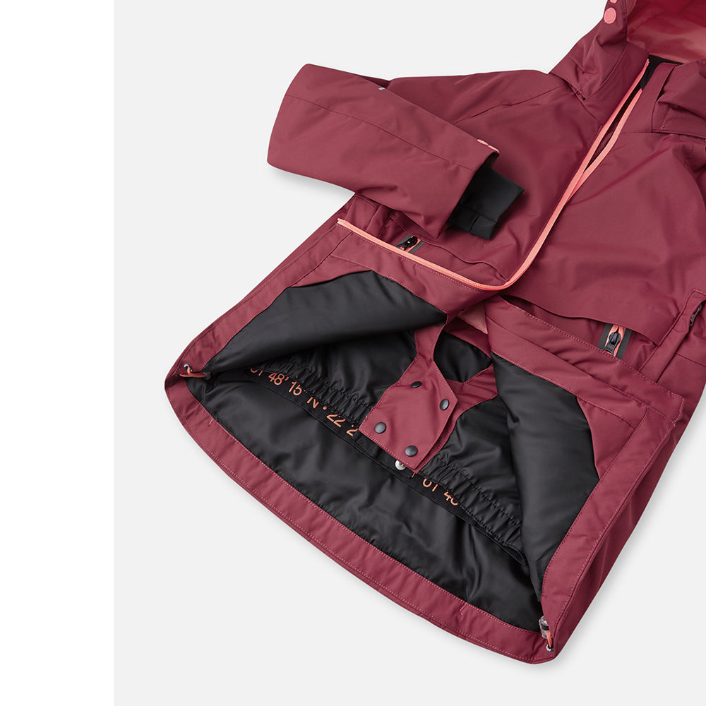 Reima Girls Posio Waterproof Ski Jacket (Jam Red)