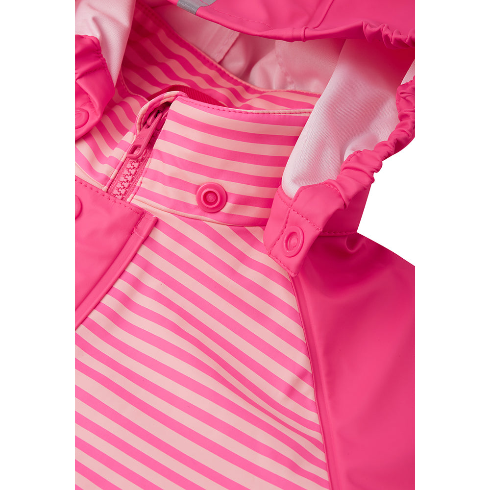 Reima Roiske Kids Puddle Suit Overalls (Powder Pink)