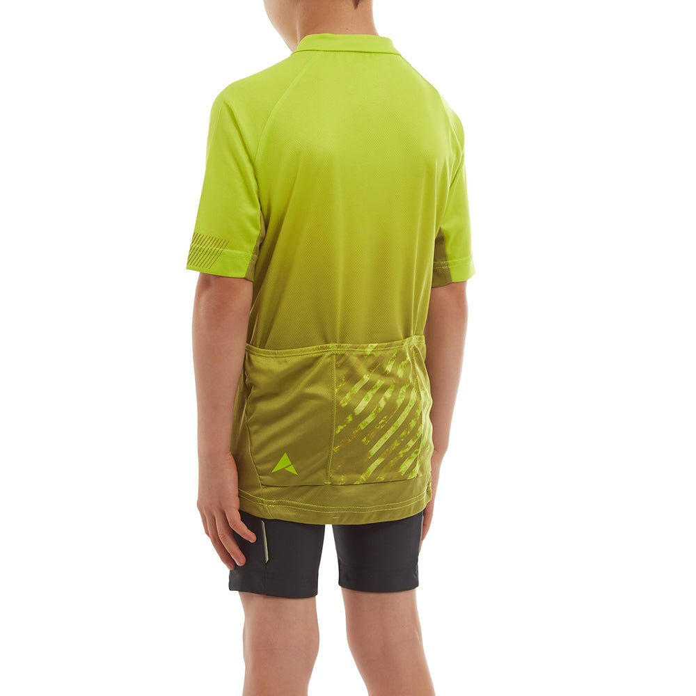 Altura Airstream Kids Short Sleeve Cycling Jersey (Yellow)