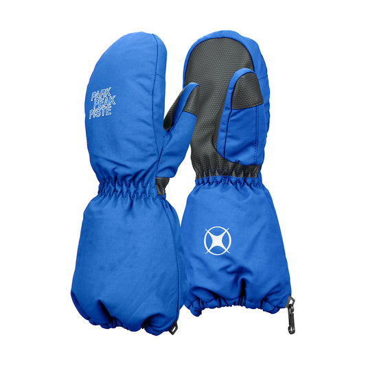 Manbi kids Ice Claw mittens in blue