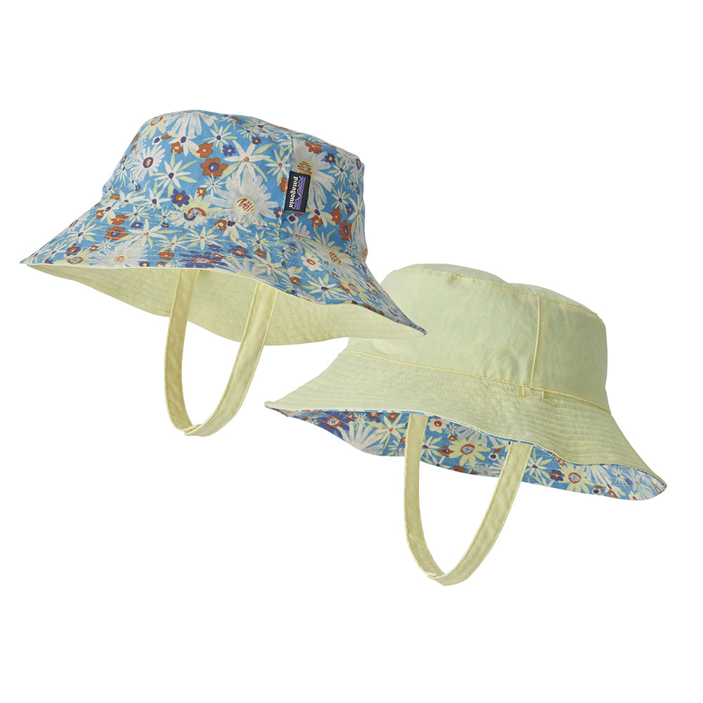 Patagonia Baby Sun Bucket Hat Lago Blue Little Adventure Shop